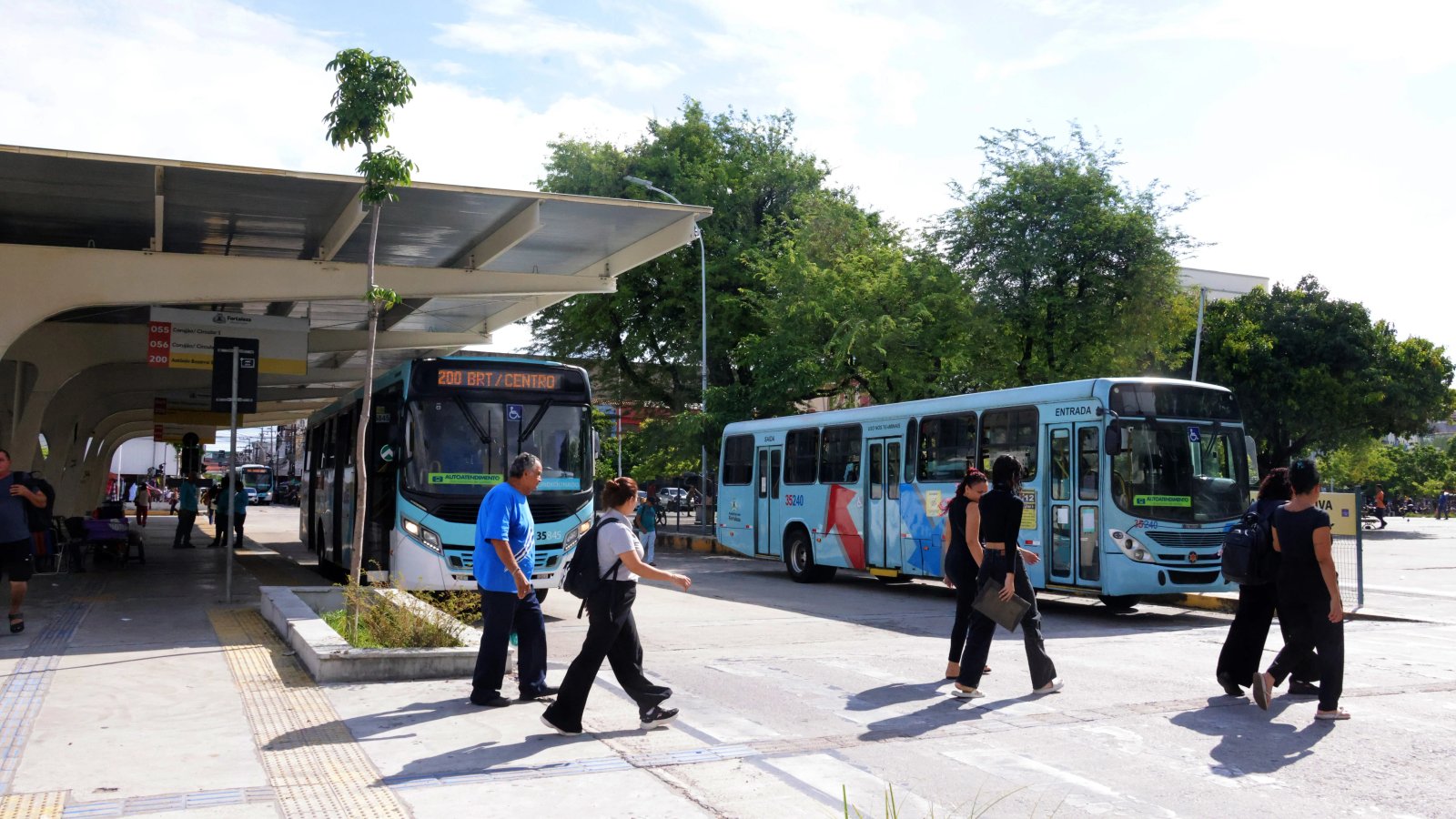 Seis linhas de ônibus têm itinerário ampliado pela Etufor até o Terminal Santuário da Fé, na Praça J